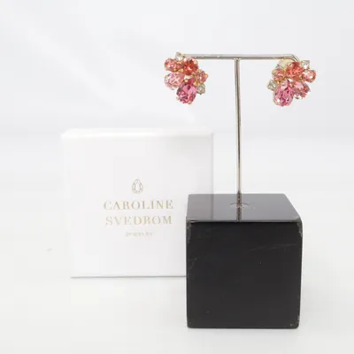 Earrings (Pink, Gold, Multicolored) from Caroline Svedbom Unknown metal