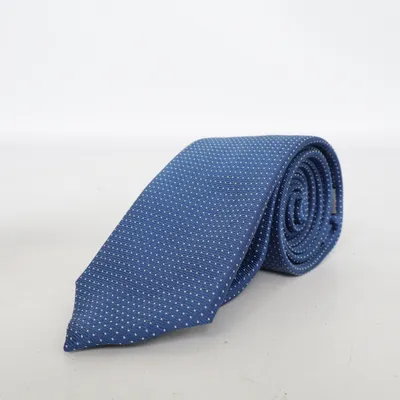 Stropdas (Blauw, Wit) van Montego Zijde