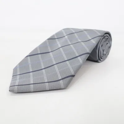 Tie (Gray, Blue) from Hemley Silk