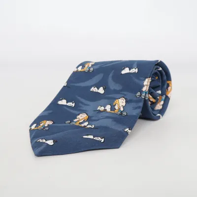 Cravate (Bleu, Multicolore) de Snoopy Polyester