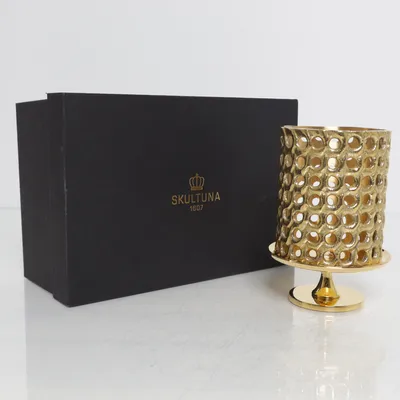 Candle holder (Gold) from Skultuna