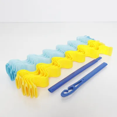 Hair rollers (Yellow, Blue)