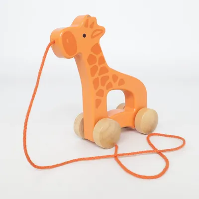 Jouet à tirer (Orange) de Hape
