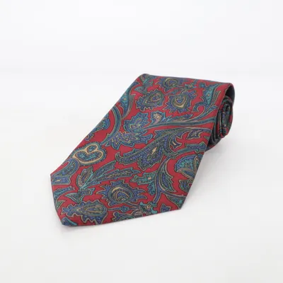 Stropdas (Rood, Blauw, Meerkleurig) van Marja Kurki Zijde