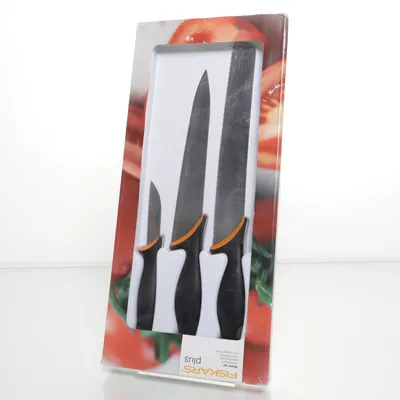 Knivset (Svart, Silverfärgad) från Fiskars