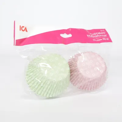Muffinsform (Pink, Grøn, Flerfarvet) fra ICA