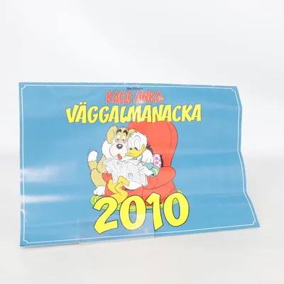 Calendar (Väggalmanacka) from Kalle Anka