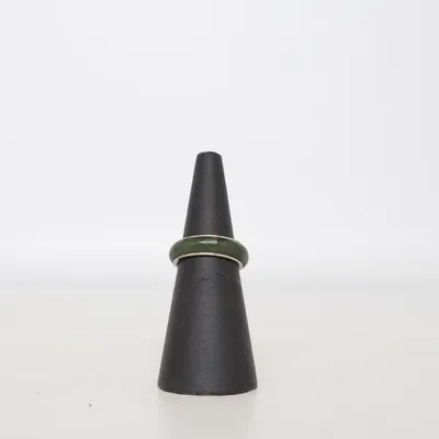 Bague (Noir, Argent) Métal inconnu