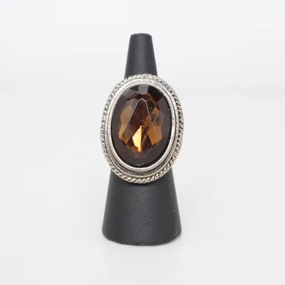 Ring (Zilver, Rood) Onbekend materiaal