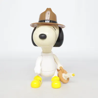 Leksaksfigur (Vit, Brun, Gul) från Peanuts