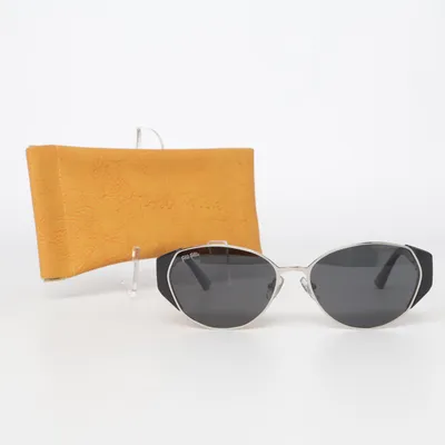 Sunglasses (Black, Silver) from Folli Follie