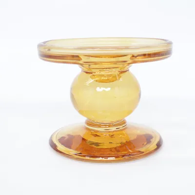 Lyslygte (Standing Candle Holder Small Light Brown) fra Ambiente