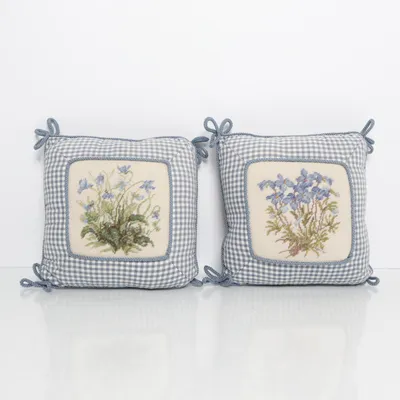 Huvudkudde (Blå, Flerfärgad)