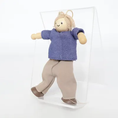 Dukke (Blå, Brun) fra PlanToys