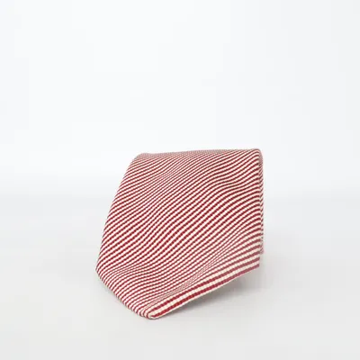 Cravate (Rouge) de Giorgio Redaelli Coton