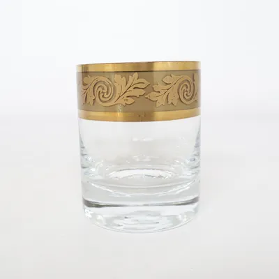 Drinkglas (Transparant, Goud)