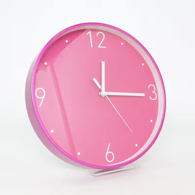 Wall clock (Pink) from Quartz  
