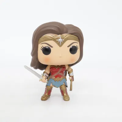 Toy figurine (Red, Blue, Gold) from Funko Pop!