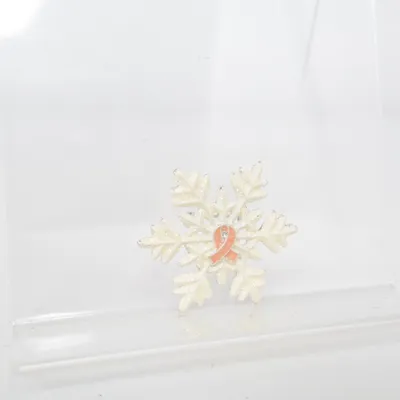 Brooch (White, Orange) from I.Me.My Unknown metal