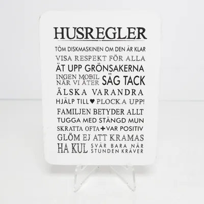 Väggdekoration (Vit, Svart)