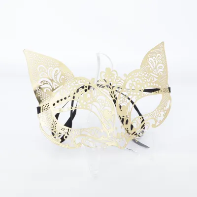 Masquerade-masker (Goud, Zwart)