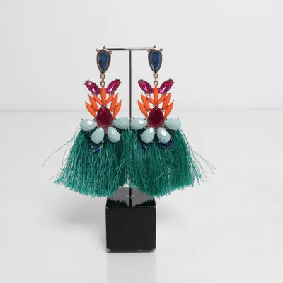 Boucles d'oreilles (Multicolore) Métal inconnu
