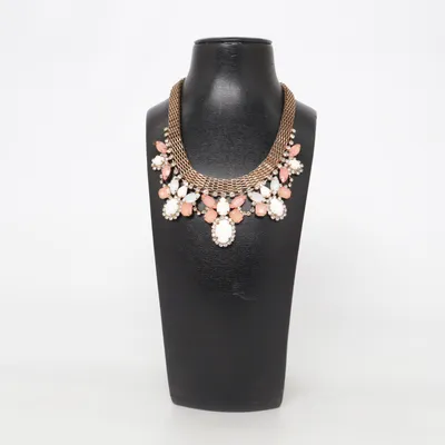Halsband (Guldfärgad, Flerfärgad) Okänd metall