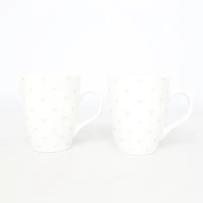Becher (Weiß, Pink) von Interiörhuset