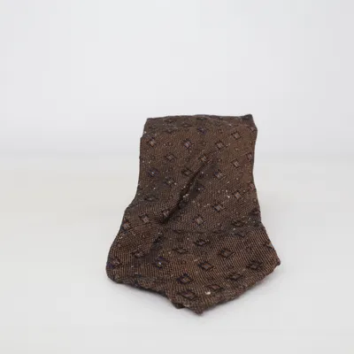 Tie (Brown) from Granqvist Silk, Wool