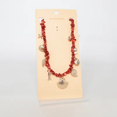 Collier (Rouge, Or) de Accessories Métal inconnu