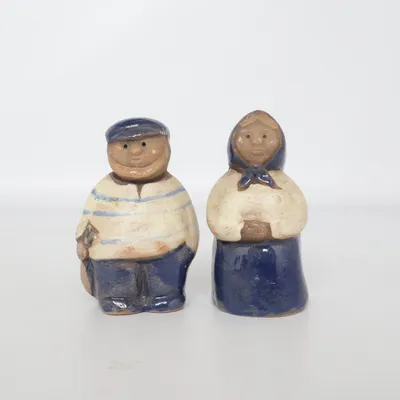 Figurin (Blå, Beige)