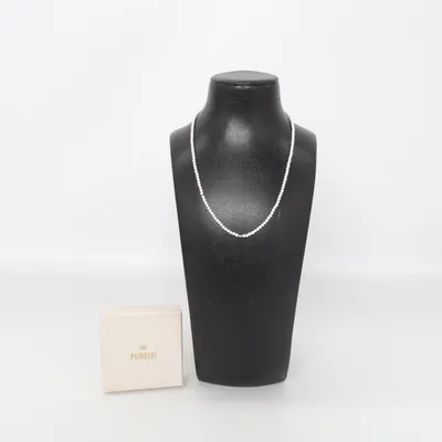 Necklace (White, Silver) from Purelei Unknown metal