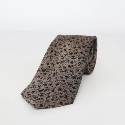 Tie (Brown, Black) from Michaelis Silk