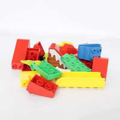Legeklodser (Rød, Gul, Blå, Grøn) fra LEGO