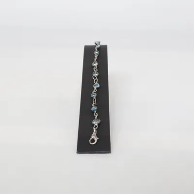 Bracelet (Silver, Blue) from Snö of Sweden Unknown metal