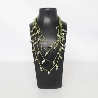 Halsring (Grön) Okänd metall