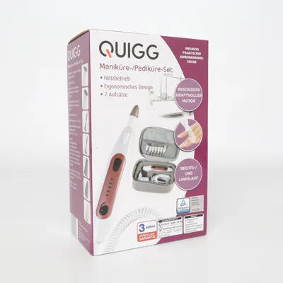 Manicuresæt (Maniküre-/Pediküre-Set) fra Quigg