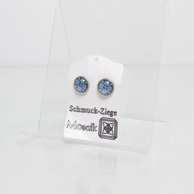 Earrings (Blue) from Mosaik Unknown metal