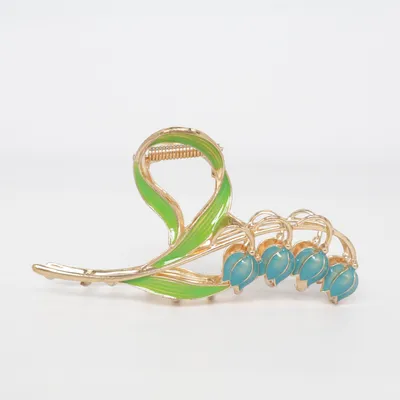 Hair clamp (Gold, Green, Turquoise)
