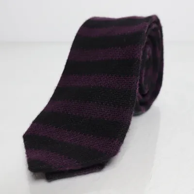 Tie (Purple, Multicolored) from Olymp Silk, Wool