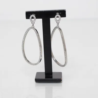 Earrings (Silver, White) from Edblad Unknown metal