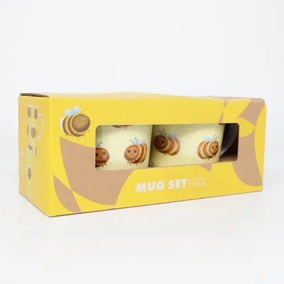 Mug (White, Yellow, Multicolored)