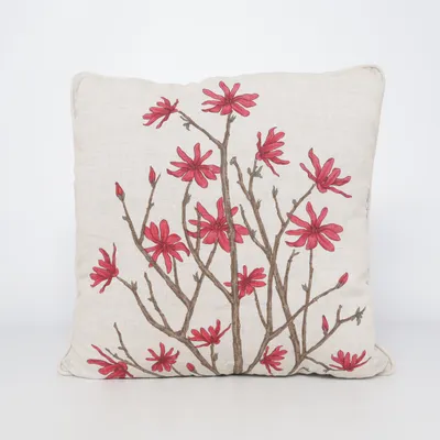 Coussin décoratif (Beige, Rouge, Marron) de Mairo Coton, Lin