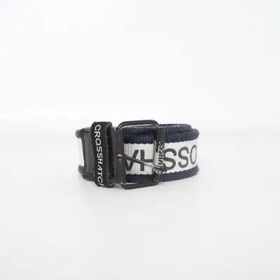 Ceinture (Blanc, Bleu) de Crosshatch
