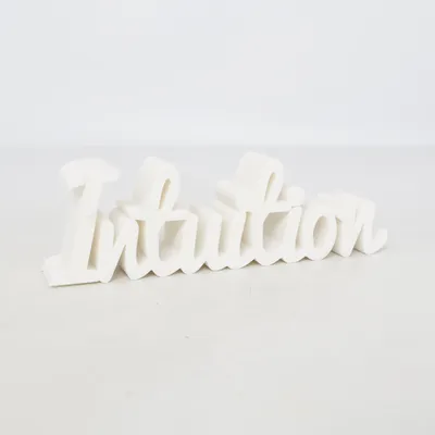 Sculpture (White) from Intuition