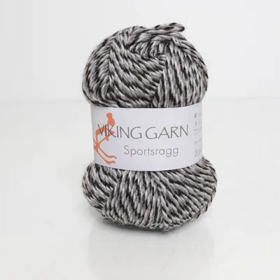 Garen (Grijs, Zwart) van Viking Garn