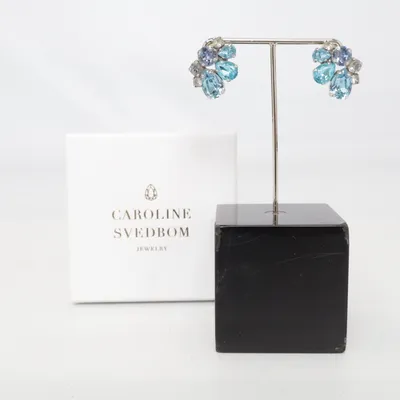 Earrings (Blue, Silver) from Caroline Svedbom Unknown metal