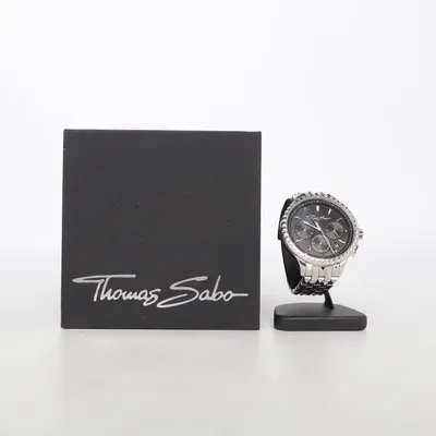 Wristwatch (Silver, Black) from Thomas Sabo