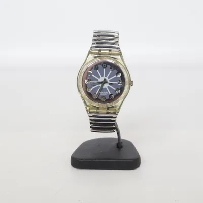 Wristwatch (Blue, Gold, Silver) from Swatch