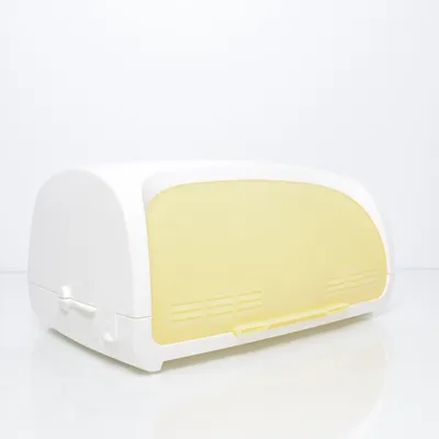 Bread bin (White, Yellow) from Tupperware